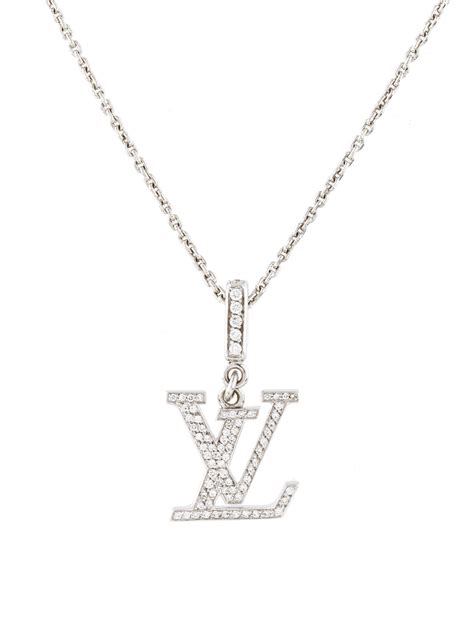 louis vuitton logo pendant